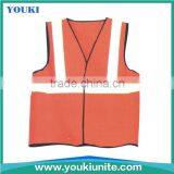 White in Red Safety Reflective Vest thumbnail-1