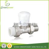 PP-R Brass Straight Type Hand-operated Temp control Valve