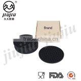 Round Silicone Drink Coasters for Bar Cups Drinks Beer Wine With Tiny Small Cylinder Best Grips thumbnail-2