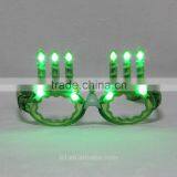 Nightclub Bar Carnival Halloween Christmas Party Supplies, Plastic Light Glasses LED Glasses 10 Lights Fire Shaped Glasses thumbnail-3
