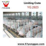 2.0mm Galvanized Pipe Pig Limit Crate Swine Gestation Cage for Pig Farm Equipment thumbnail-3