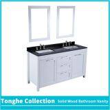 4 Foot White Bathroom Vanity Black Granite Top