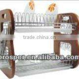 Steel Wire Kitchen Storage Rack for Dish thumbnail-1