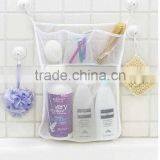 Mesh Hanging Shower Portable Quick Dry Bath Accessory Organizer With Many Pockets thumbnail-6