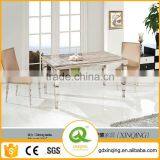 C365 Living Room Furniture Modern Glass Coffee Table Marble Coffee Table Mirrored Coffee Table thumbnail-3