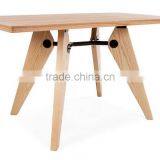 2015 Hot Sale Teak Wood Table and Plastic Chair Restaurant Used Dining Set thumbnail-2