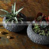 2017 Cheap Balcony Fiberglass Flower Pot Outdoor Round Planters thumbnail-2