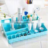 Wholesale Stock Small Order Desktop 15 Lattices Cosmetic Plastic Storage Box thumbnail-2