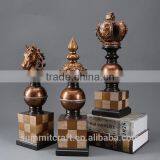 European Vintage Decorative Resin Internation Chess Figures thumbnail-1