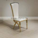 PU Cover Dining Chairs Stainless Steelframe Metal Chair thumbnail-2