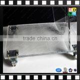Clear Acrylic Side Table Crystal Clear Acrylic Trolley With Wheels From Shenzhen Yidong thumbnail-4