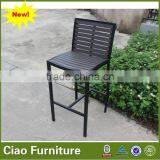 Polyester Wood Outdoor Pub Bar Chair High Chair thumbnail-6