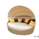 2016 Modern Rattan Hotel Furniture Daybed Sectional Sofa Bed thumbnail-5