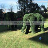 Fiberglass Elephant Sculpture With Artificial Grass thumbnail-4