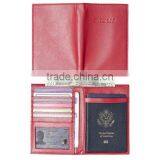 Anti Thief New Arrival Logo Custom Faux Leather Cheap Passport Holder thumbnail-5