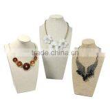 Burlap Bust Jewelry Display Stand Necklace Holder thumbnail-1