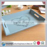 Wooden Platter Engraved Wood Serving Tray Housewarming Wedding Gift Tray thumbnail-1