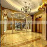 Neo Classical French Style 3d Interior Design for Living Room and Staircase of Villa BF11-08283f thumbnail-4