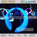 Outdoor Park Use Waterproof Led Illuminated Plastic Ring-shaped Swing thumbnail-3