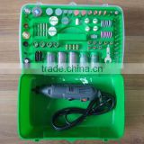135w 217pcs Portable Handheld Hobby Power Rotary Tool Accessory Set Electric Mini Grinder kit
