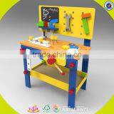 2017 Wholesale Kids Wooden Toy Workbench New Design Baby Wooden Toy Workbench Cheap Children Wooden Toy Workbench W03D076A thumbnail-4