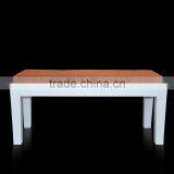 Bench Gita Mahogany White Painted thumbnail-4