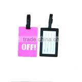 Eco-friendly Embossed Silicon Rubber Personalized Baggage Tags thumbnail-2