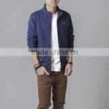 2017 Men's Spring Coat Cotton Wool Fleece Jacket/zip up Hoodie thumbnail-4