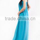 Strapless Long Maxi Light Blue Dresses for Wholesale thumbnail-2