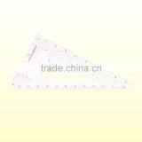 Kearing High Quality Plastic Scale Rulers With Goniometer 1:3 &1:5 Sanwich Line Ruler for Fashion Design#8535 thumbnail-1