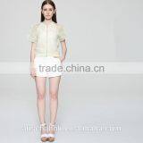 Hot Sale Summer Ladies Lightweight Short Style Silk Jacket OEM Service thumbnail-3