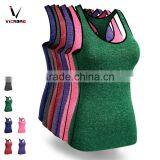 2017 China Custom Wholesale Polyester Ladies Girls Fashion Fitness Tank Tops thumbnail-1