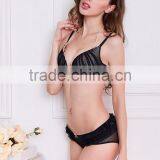 Transparent Low-Cut Hot Sexy Micro Chinese Women Bra Set thumbnail-4