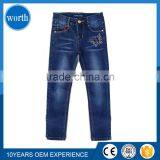 Crystal Rhinestone Jeans for Girls With OEM Service Available thumbnail-2