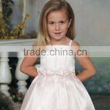 Light Pink Ball Gown Spaghetti Strap Kids Clothes and Dress thumbnail-3