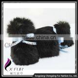 CX-SHOES-07 New Products Genuine Rabbit Fur Cute Baby Shoes thumbnail-5