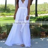 Zm50230b New Style Chiffon Women Dresses Europe Hot Sell Deep v Neck Lady Clothes thumbnail-4