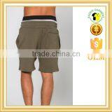 Wholesale Mens Cotton Spandex French Terry Sports Shorts,custom Gym Shorts thumbnail-4