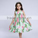 Baby Girl Summer Cotton Frocks Design Clothing Cotton Printed Dress for Kids thumbnail-4