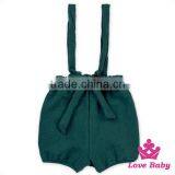 Boutique Outfit Solid Color Baby Girls Short Pants With Cute Bow For 0-6Years Girl Wear thumbnail-5