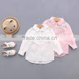 S33447W 2017 Autumn Children's Clothes Girls Blouses Thin Lace Hollow Baby Girl Blouses thumbnail-1