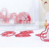 Heart Shape Planner Clip Stainless Steel Plating Paper Clip thumbnail-4