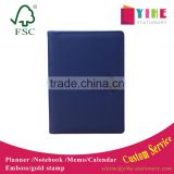 Custom Faux Leather Planner 6 Holes Loose Leaf Binder Clip Diary Notebook thumbnail-1