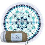NEW AQUATIC LOTUS Luxury Round Beach Towel Mandala Yoga Mat FREE Mini Duffel Bag thumbnail-1
