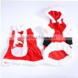 Wholesale Pet Puppy Dog Christmas Clothes Santa Claus Costume Outwear Coat Apparel Hoodie thumbnail-4