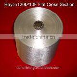 120D/10F FLAT VISCOSE RAYON FILAMENT YARN IMITATION RAYON YARN thumbnail-4