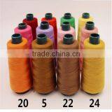 Wholesale Dyed High Tenacity 100pec Ployester Sewing Thread With Plastic Tube thumbnail-5