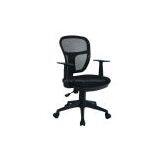 Black Fabric Mesh Computer Office PC Chair thumbnail-2