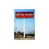Steel Structure Unipole Spectacular Billboard / Outdoor Advertising Billboard