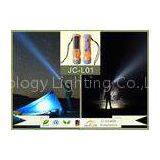 Outdoor Solar Camping ABS High Power Led Flashlight Rechargeable With ROHS / CE